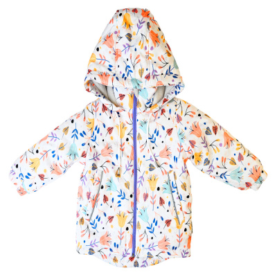 Куртка демисезонная Цветы Чуди Кидс 123424 белый 01